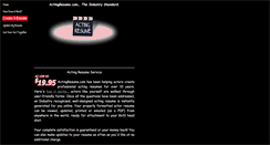Desktop Screenshot of actingresume.com